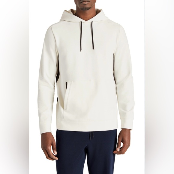 Mens Brady Pliability Hoodie-White-Size Medium - Picture 1 of 8